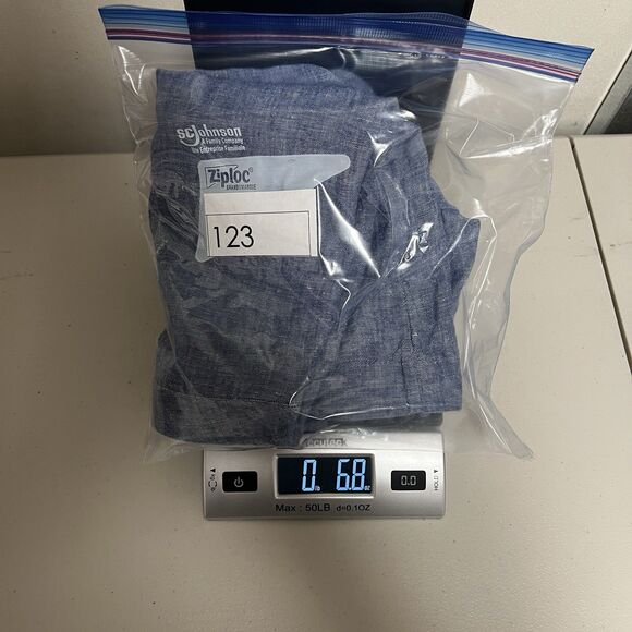 Boden 100% Linen Chambray Shorts Women’s 8 Blue Pleated Front High Rise A-Line - Picture 9 of 9